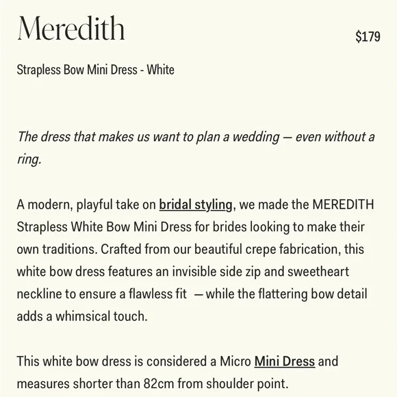 BNWT Meshki Meredith Dress size Small - Picture 7 of 7